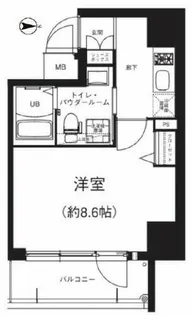 MSR梅田EAST【4階】の間取り