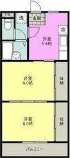 メゾンサンマリッチ【2階】の間取り