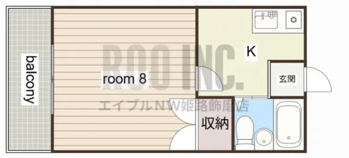 メゾンアップル【3階】の間取り