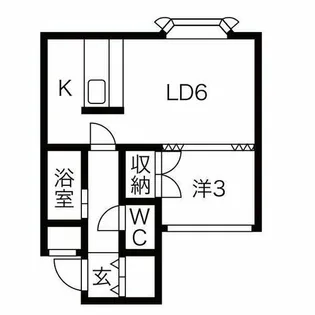 ルーセント22【201号室】の間取り
