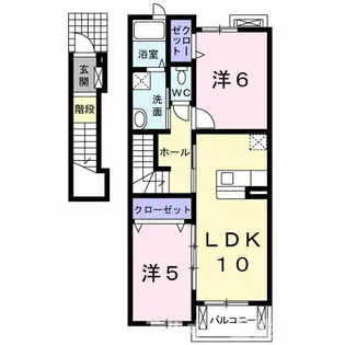 サニー フォレスト【2階】の間取り