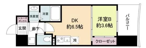 セレニテ北久宝寺【7階】の間取り