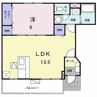 ブリアン・シー【1階】の間取り