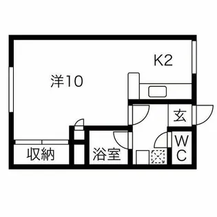 シルバニアコート緑【2-1号室】の間取り