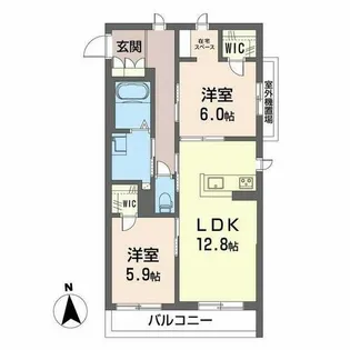 リバブルコート【0303号室】の間取り