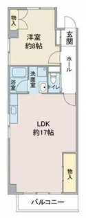 ファミリーハイツ柴田【5階】の間取り