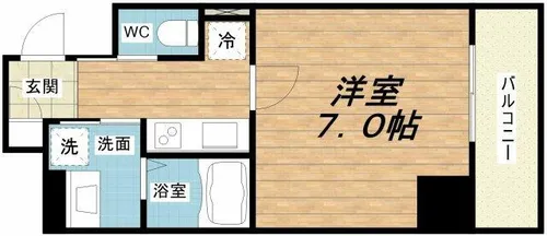 ArtizA森ノ宮D.C.【3階】の間取り