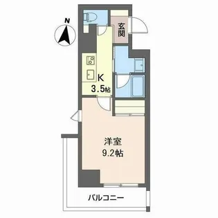 ロイヤルパークヒルズうめきた【0605号室】の間取り
