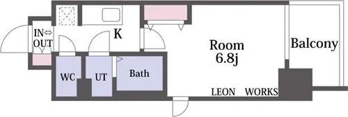 フォーリアライズ大正ノーブル【11階】の間取り