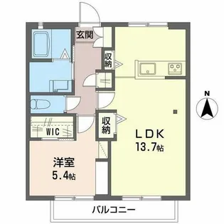 アコーデリア元禄【0203号室】の間取り