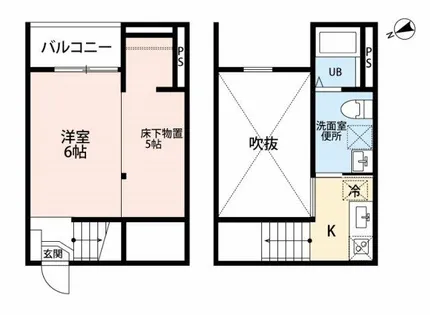 トータス鶴里(トータスツルサト)【1階】の間取り