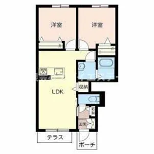 加東市河高(ドルチェ・ヴィータ)【1階】の間取り