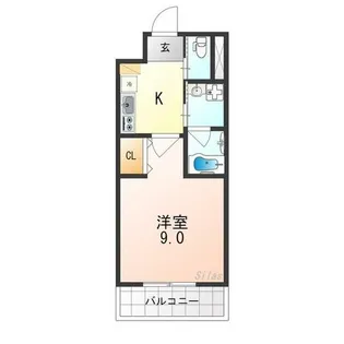 グランレブリー太秦天神川【2階】の間取り