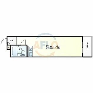 ペントユーロハイツ日本橋【8階】の間取り