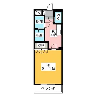 ハピネスガーデン【2階】の間取り