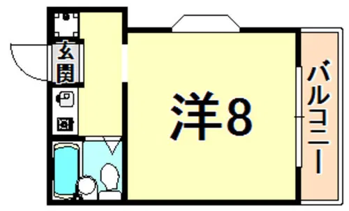 セレクト三愛【2階】の間取り