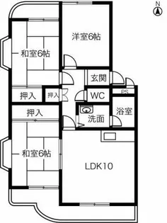 第4むらせ【304号室】の間取り