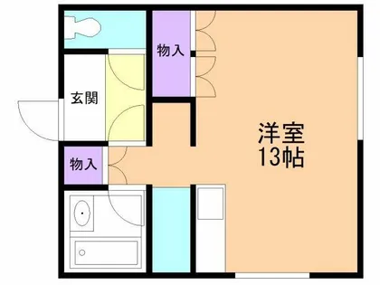 アリエス【2-3号室】の間取り