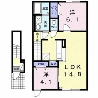 Eterno【2階】の間取り