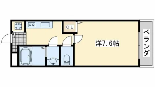 サニーコート日根野【2階】の間取り