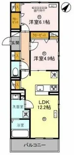 サンパティーク東町【3階】の間取り