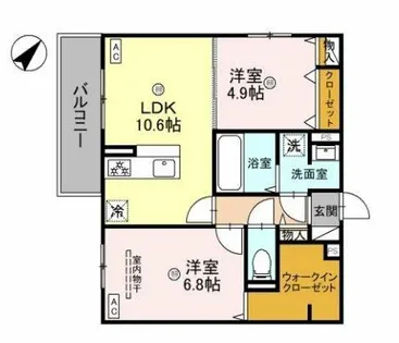 サンパティーク東町【3階】の間取り