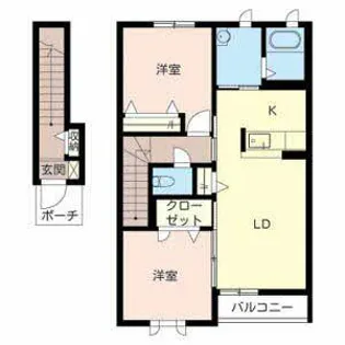 シャーメゾン・ヤマト【0203号室】の間取り