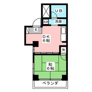 サンライスマンション【3階】の間取り