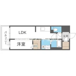 Alivis九条【11階】の間取り