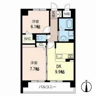 Flowers・花【0605号室】の間取り