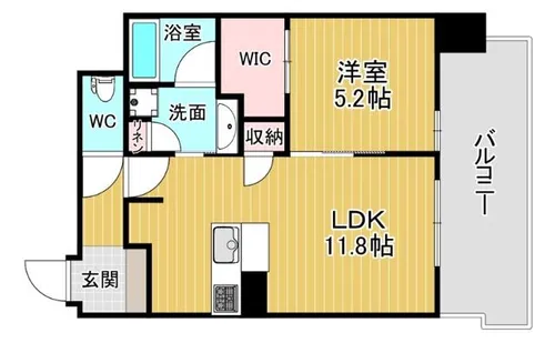 みなとメゾン川西中央【12階】の間取り