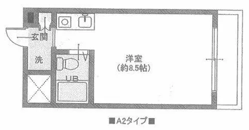 グランドビュー大池【103号室】の間取り
