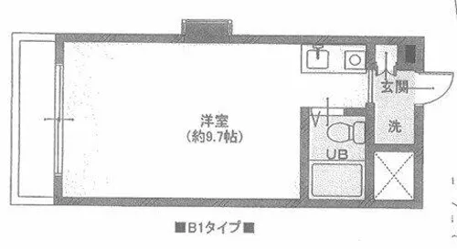 グランドビュー大池【310号室】の間取り