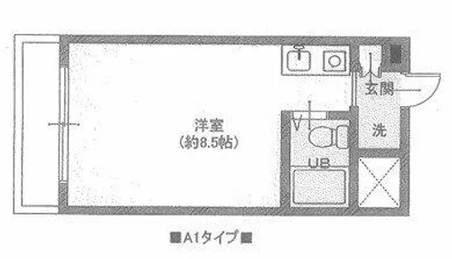 グランドビュー大池【107号室】の間取り