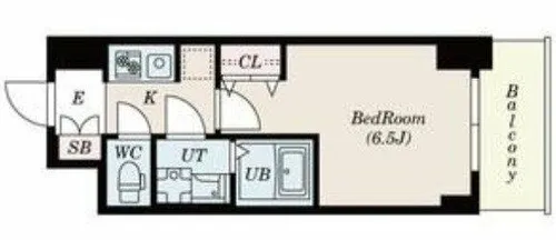S-RESIDENCE阿波座West【10階】の間取り