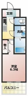 スプランディッド新大阪DUE【6階】の間取り