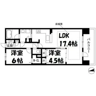プレサンスロジェ上前津駅前Ⅱ【5階】の間取り