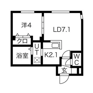 F-HOUSE発寒【3階】の間取り
