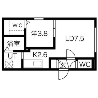 Hills SapporoⅢ【3階】の間取り