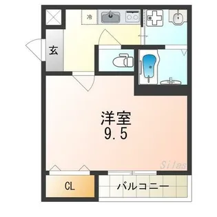 フジパレス堺浅香Ⅱ番館【3階】の間取り