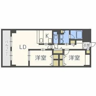 天満リバーサイドプラザ【10階】の間取り