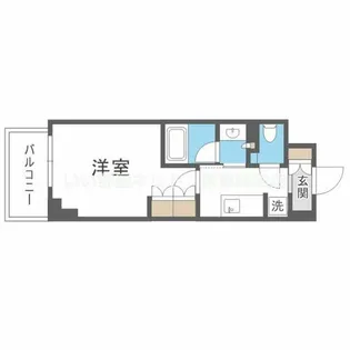 ザ・パークハビオ江坂公園【10階】の間取り