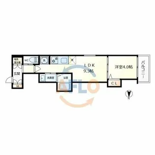 BOMIORA寺田町【2階】の間取り