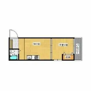 ラ・サルビア桜塚【1階】の間取り