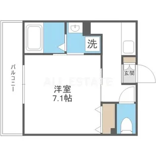 ステディ八戸の里【3階】の間取り
