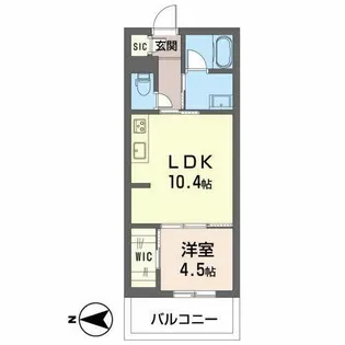 ShaMaison ForestaII【2階】の間取り