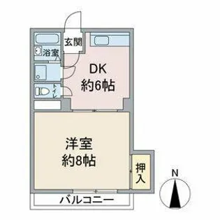 ロイヤルパレス【2階】の間取り