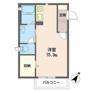 シャーメゾン枚方長尾【0106号室】の間取り