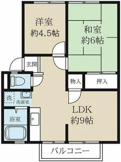 サンシティー西大路【201号室】の間取り