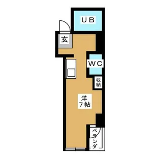 姫川ヴィレッジ【5階】の間取り